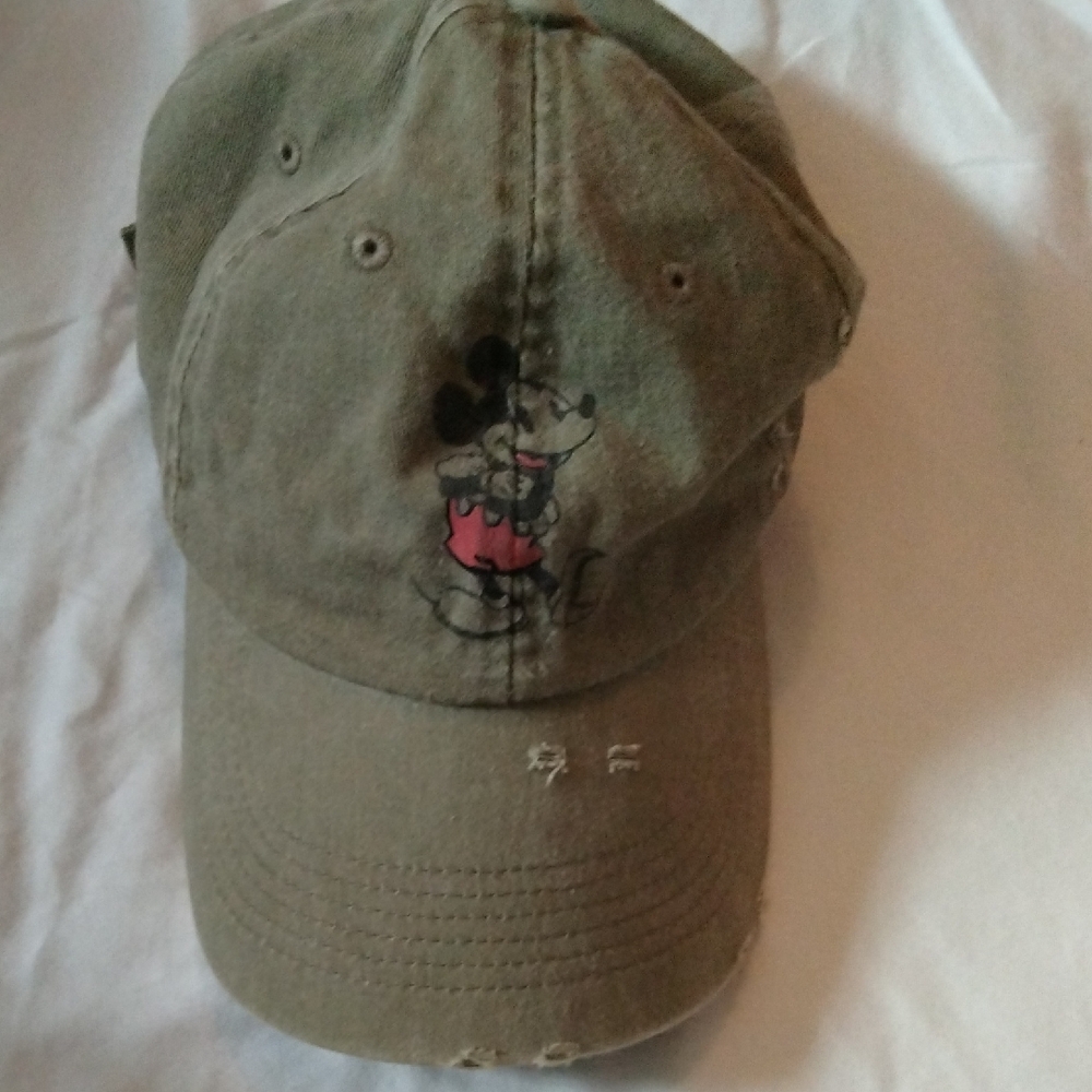 Mickey Mouse Distressed Baseball Hat